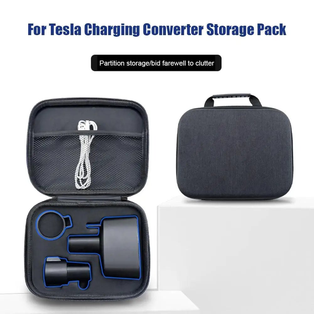 Charging Adapter Storage Case — Fireproof EVA for J1772 & CCS1 Adapters