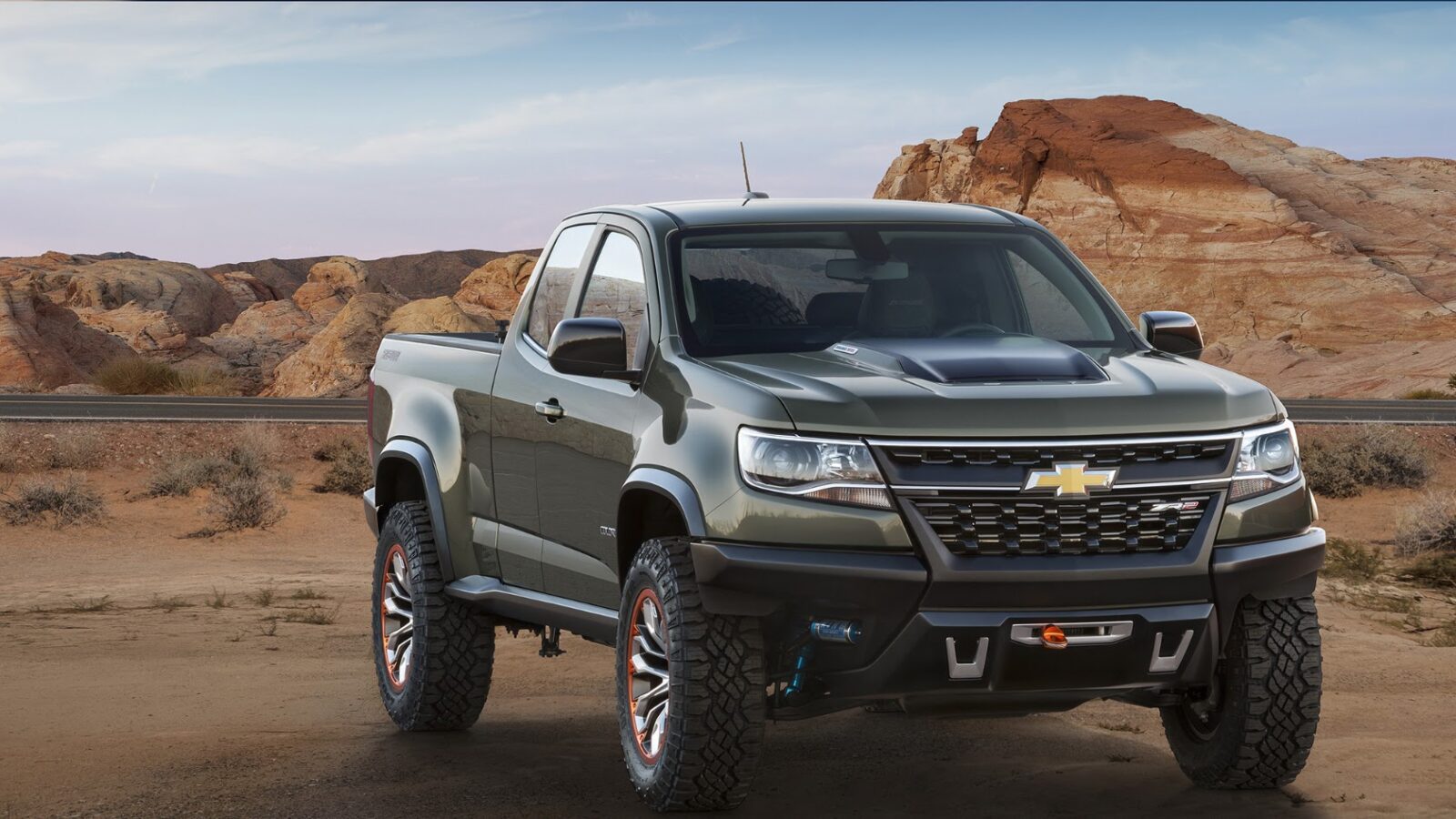 Chevrolet Colorado ZR2 in the desert