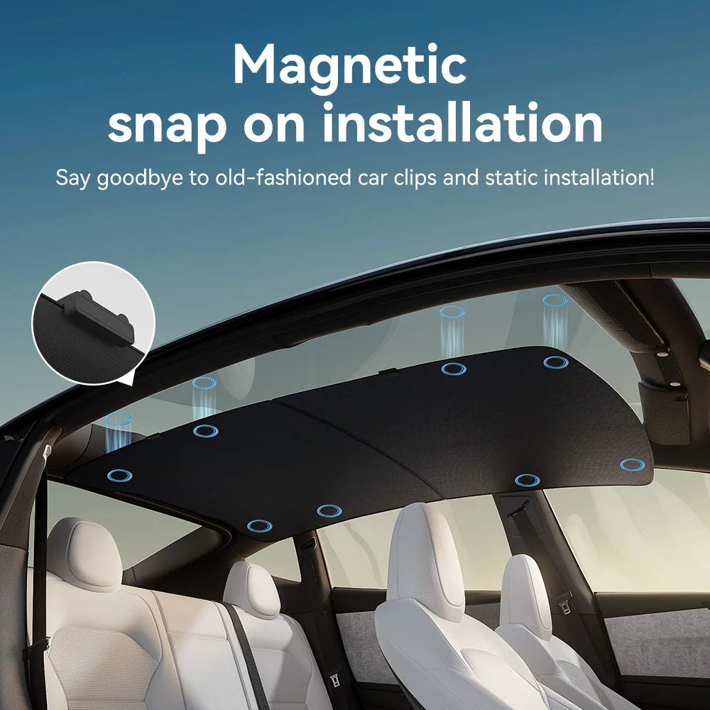 Glass Roof Sunshade — Tesla Model Y Juniper / Model 3 Highland (2024+)