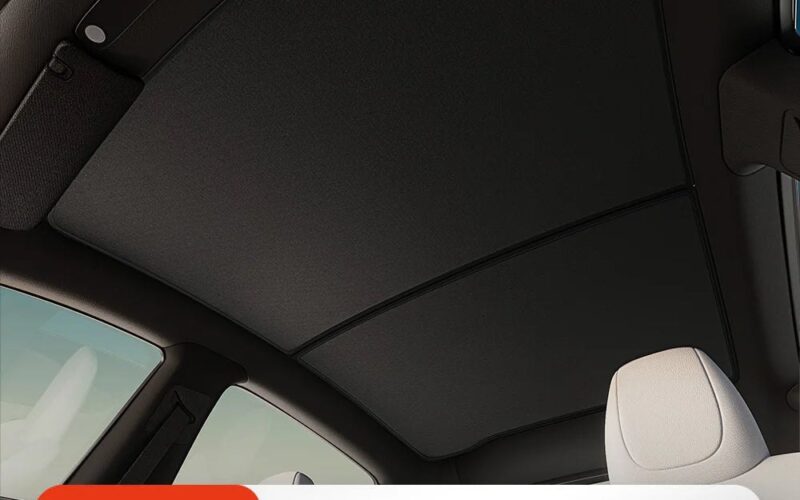 Glass Roof Sunshade — Tesla Model Y Juniper / Model 3 Highland (2024+)
