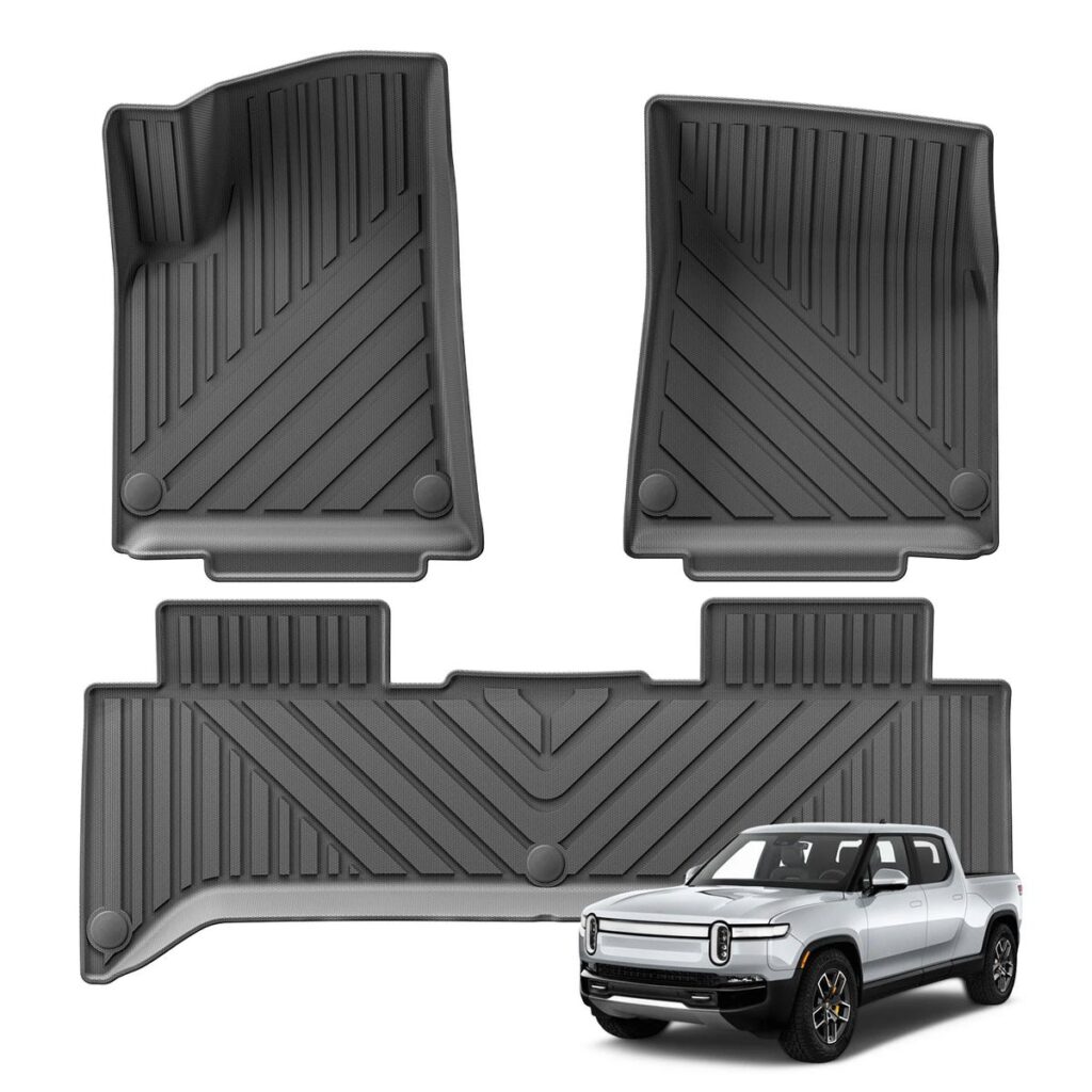 Rivian R1T All-Weather TPE Floor Mats & Cargo Liner (2022–2024)