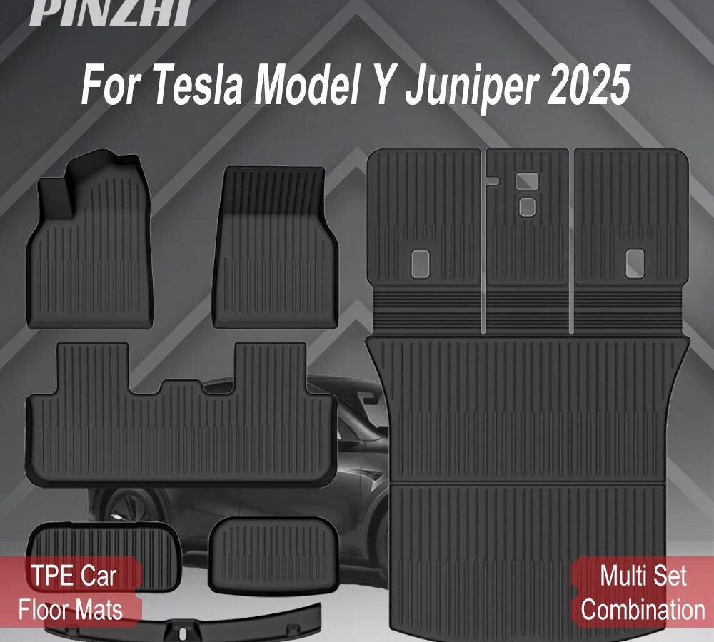 Tesla Model Y Juniper TPE Floor Mats & Cargo Liner (2025+)